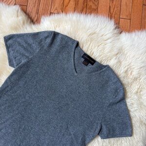 Cashmere Gray Short Sleeve Top